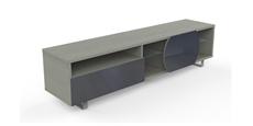 Kairos Game Chêne Gris et Verre Gris Foncé