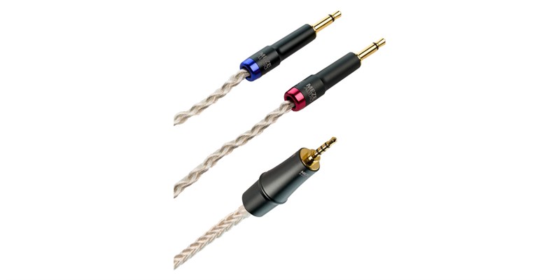 Meze Audio Furukawa PCUHD plaqué Argent tressé (1,3 m)