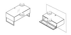 Norstone Khalm 140 Noyer / Noir