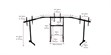 Next Level Racing Free Standing Triple Monitor Stand (photo supp. n°3)