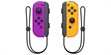 Nintendo Joy-Con Violet Néon et Orange Néon 