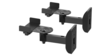 Norstone Bookshelves Wall Mount Noir (la paire) (photo supp. n°1)