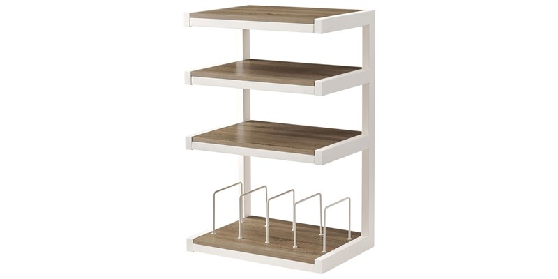 Norstone Esse hi-fi Vinyl blanc et chêne