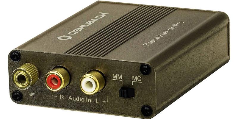 Oehlbach Phono Preamp Pro Noir