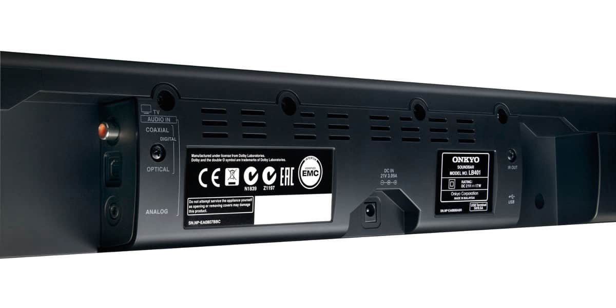 Onkyo LSB40 Noir Barres de son sur EasyLounge