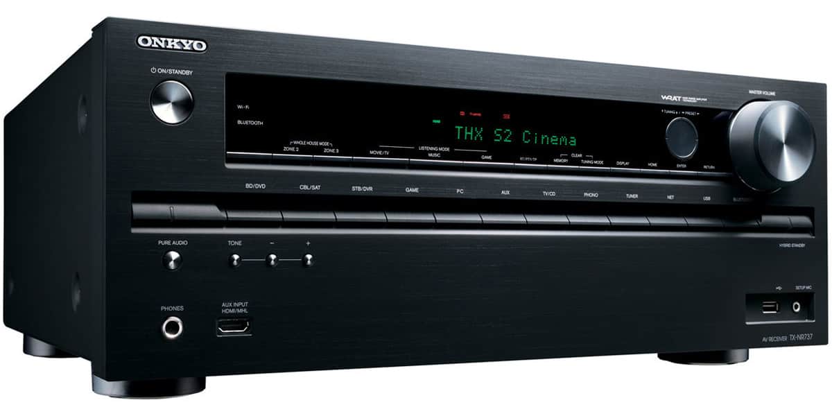 Onkyo TXNR737 Noir Amplis homecinéma sur EasyLounge