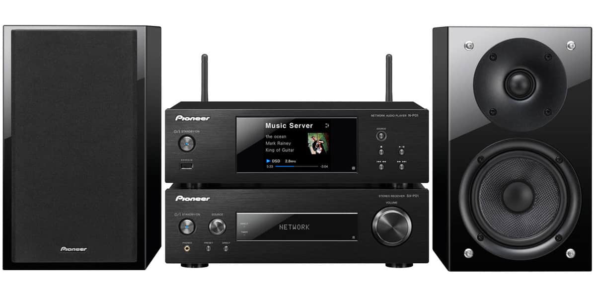 Pioneer P2K Noir Minichaînes HiFi sur EasyLounge