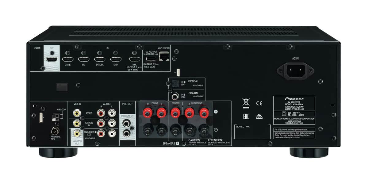 pioneer vsx 824