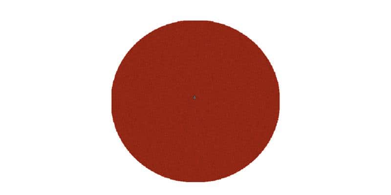 Pro-ject Feutrine rouge foncé 28 cm