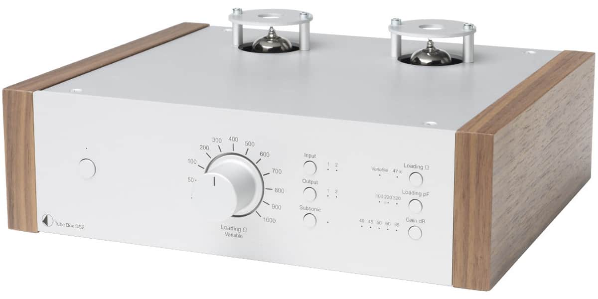 Pro-ject Tube Box DS2 Silver et Noyer