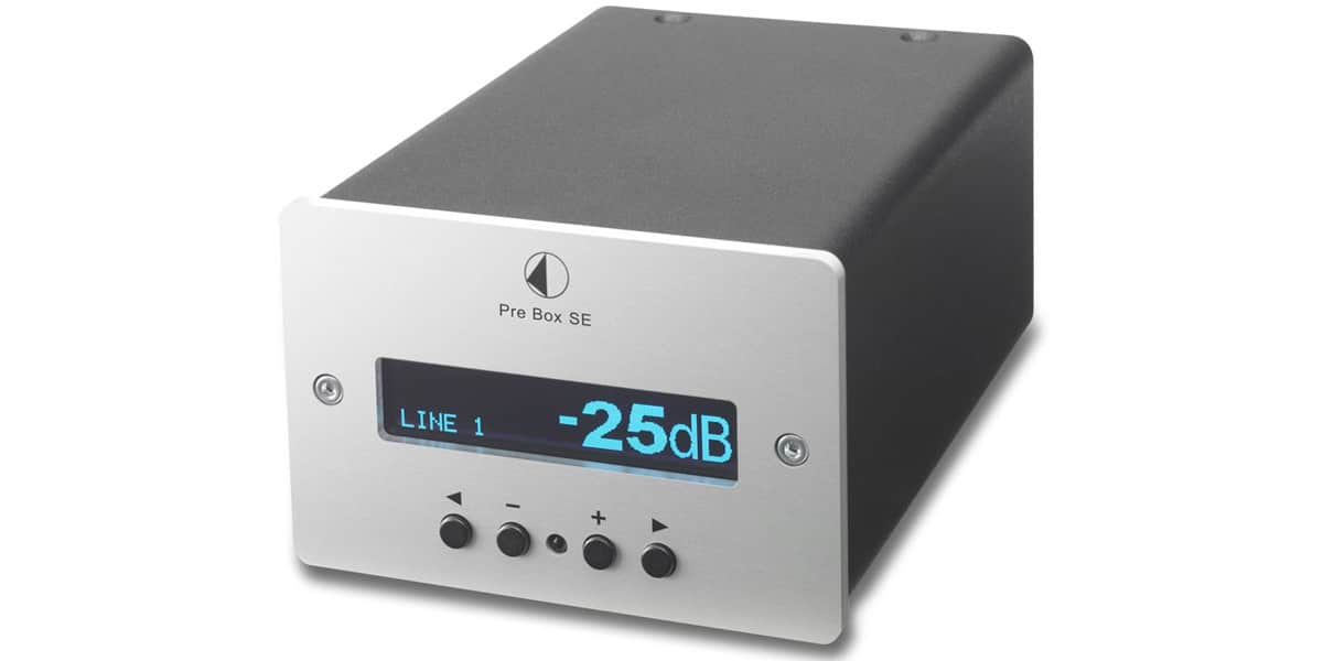 Pro-ject Pre Box SE Argent