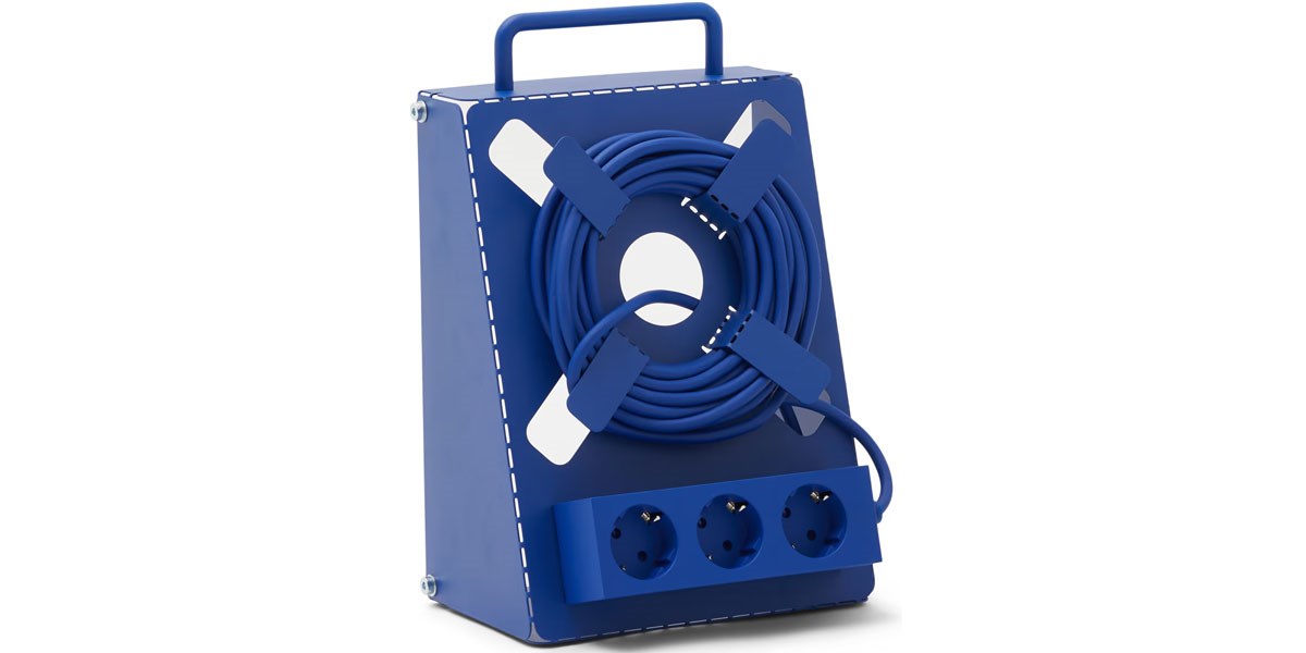 Pedestal Cable Stand Bleu