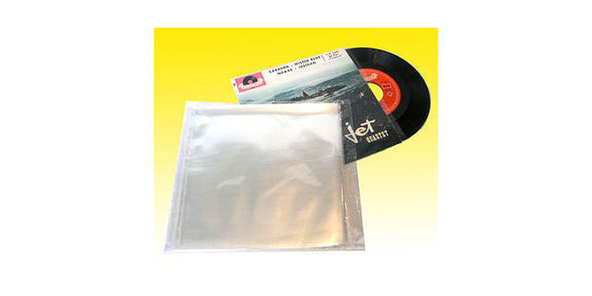 PG Plastique Lot de 50 pochettes extérieures pour 45T