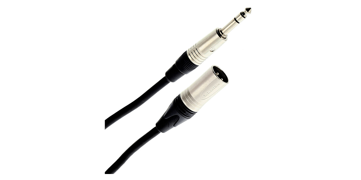 Plugger Câble Jack stéréo Mâle / XLR Mâle (0,6 m)