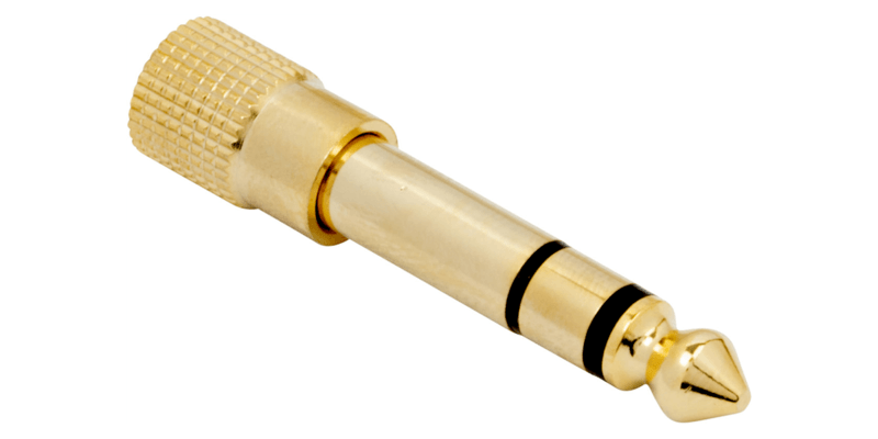 QED Connect Adaptateur Jack 3,5 femelle vers 6,35 mâle