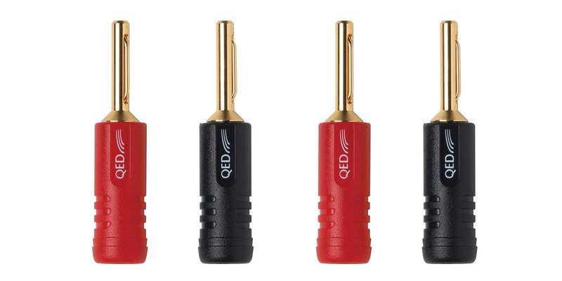 QED Banane Screwloc 1880 (lot de 4 : 2 rouges / 2 noi