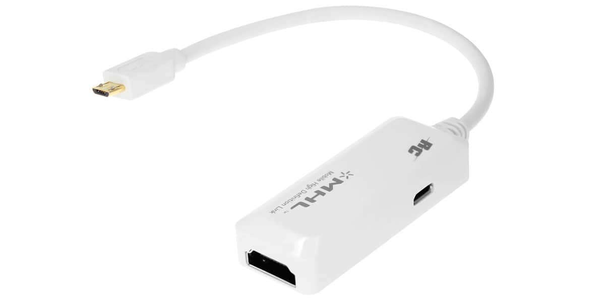 Real Cable iPLug MHL Blanc