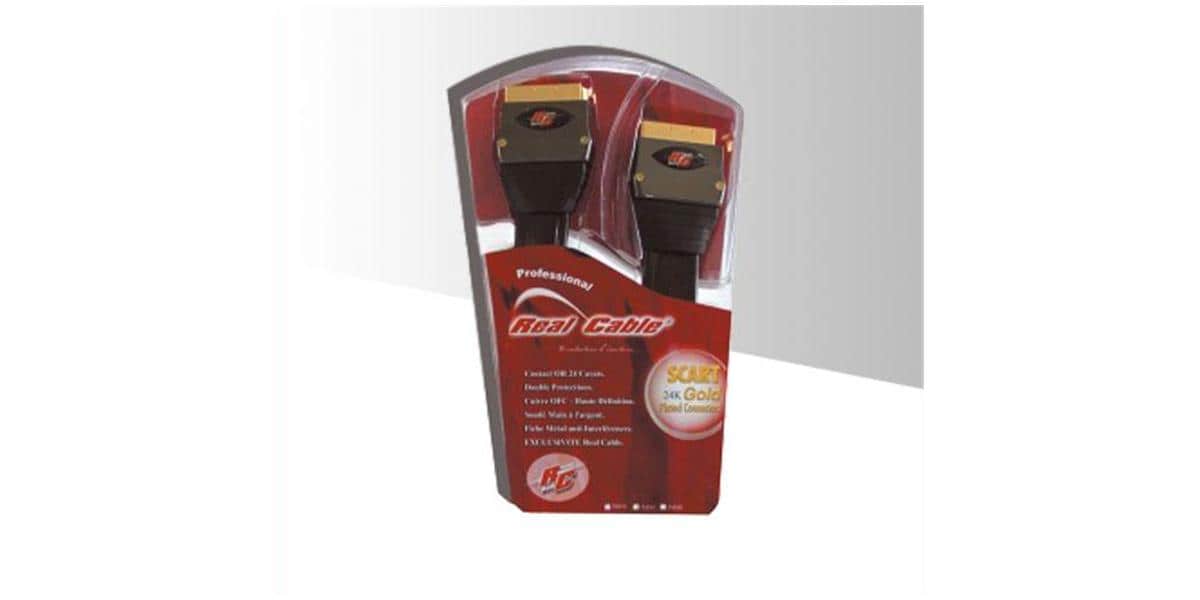 Real Cable Câble Péritel plat - 1m