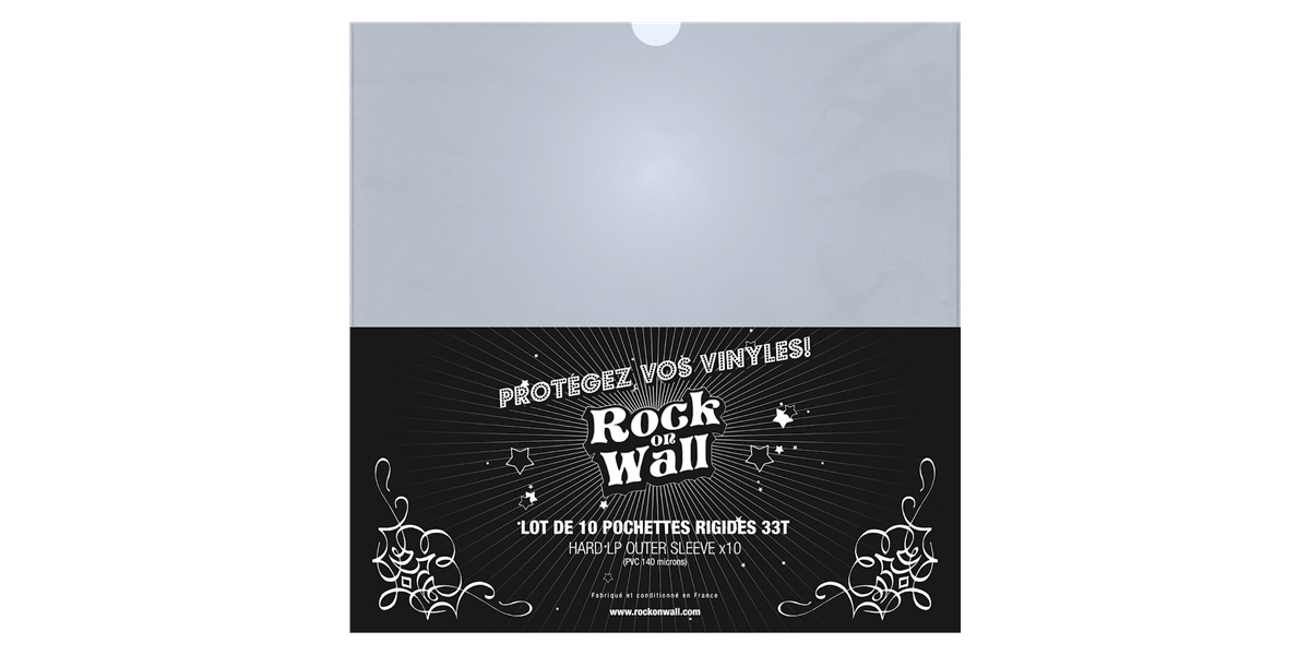 Rock on Wall Pochette rigide 33T (lot de 10)