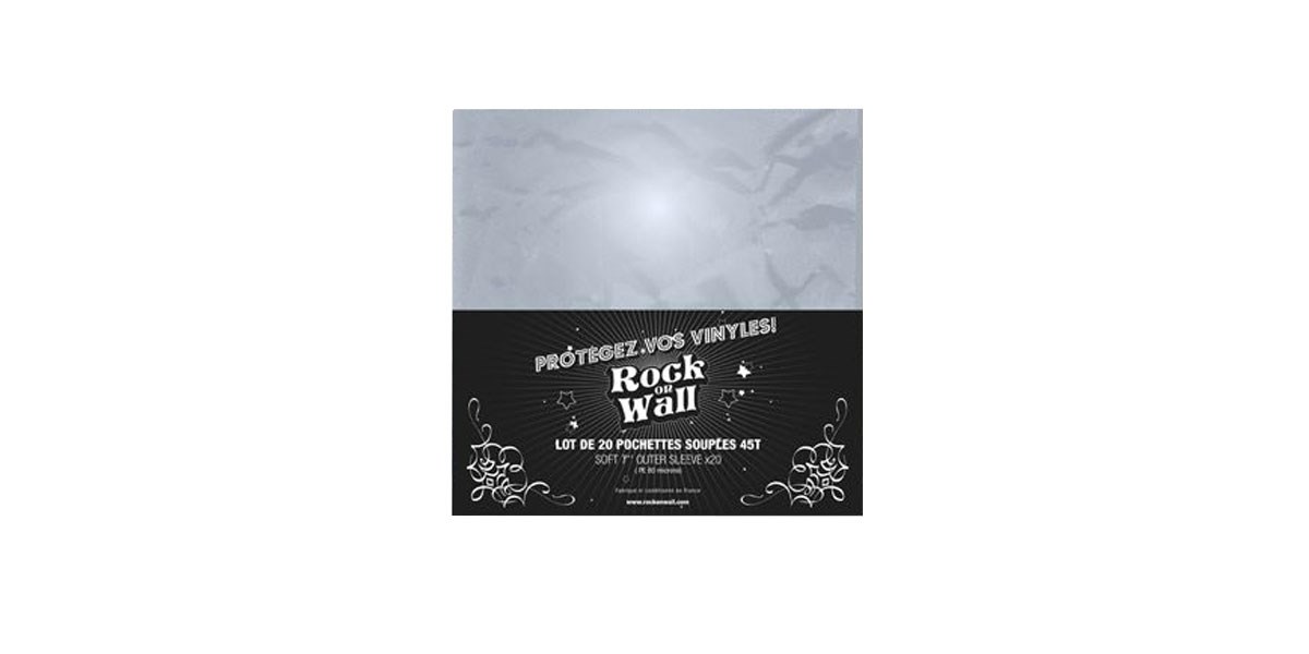 Rock on Wall Pochette souple 45T (lot de 20)