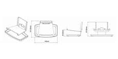 SoundXtra Desk Stand ST10 Blanc
