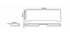 SoundXtra TV Stand ST300ST Noir