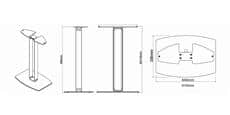 SoundXtra Floor Stand ST30 Noir