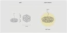 Slamp Applique Clizia Large Violet