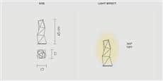 Slamp Lampadaire Diamond Blanc S