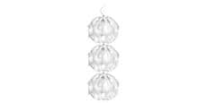 Slamp Suspension Flora Triple Blanc