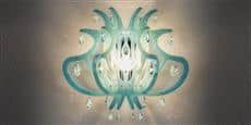 Slamp Applique Murale Medusa Bleu