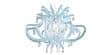Slamp Suspension Medusa Bleu par Slamp
