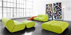 Softline Fauteuil et Pouf Heart