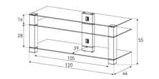 Sonorous PL3400 Inox et Verre