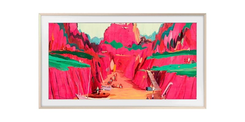 Samsung The Frame Cadre 85" Métal doré (2025)