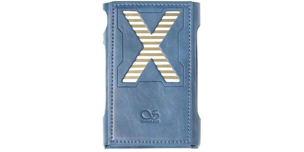 Shanling Housse en cuir Bleu foncé pour M3X