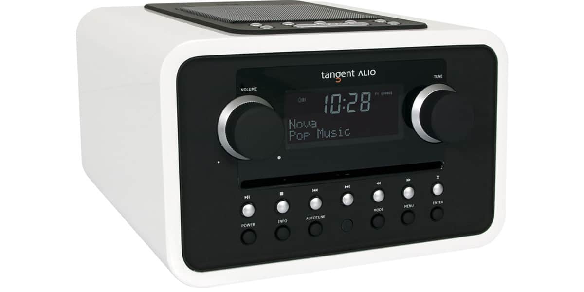 Tangent Alio Baze CD/FM Blanc laqué