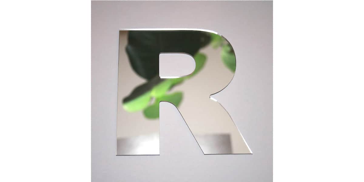 Tendance Miroir Lettre R Small