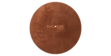 Thorens Couvre-plateau cuir marron gravé logo Thorens