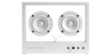 Transparent Small Transparent Speaker Blanc