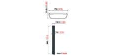 Vogels Cable 8 Blanc