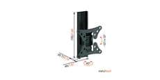 Vogels WALL 1020 Noir