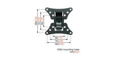 Vogels WALL 1020 Noir