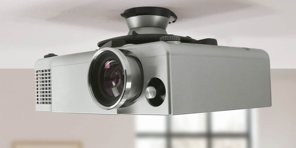 Support vidéoprojecteur universel pour plafond ajustable