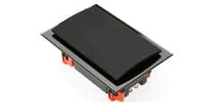 Waterfall Audio In Wall Glass Black