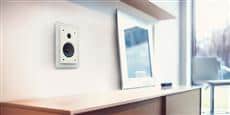 Waterfall Audio In Wall Glass White