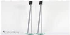Waterfall Audio Pieds Serio Argent