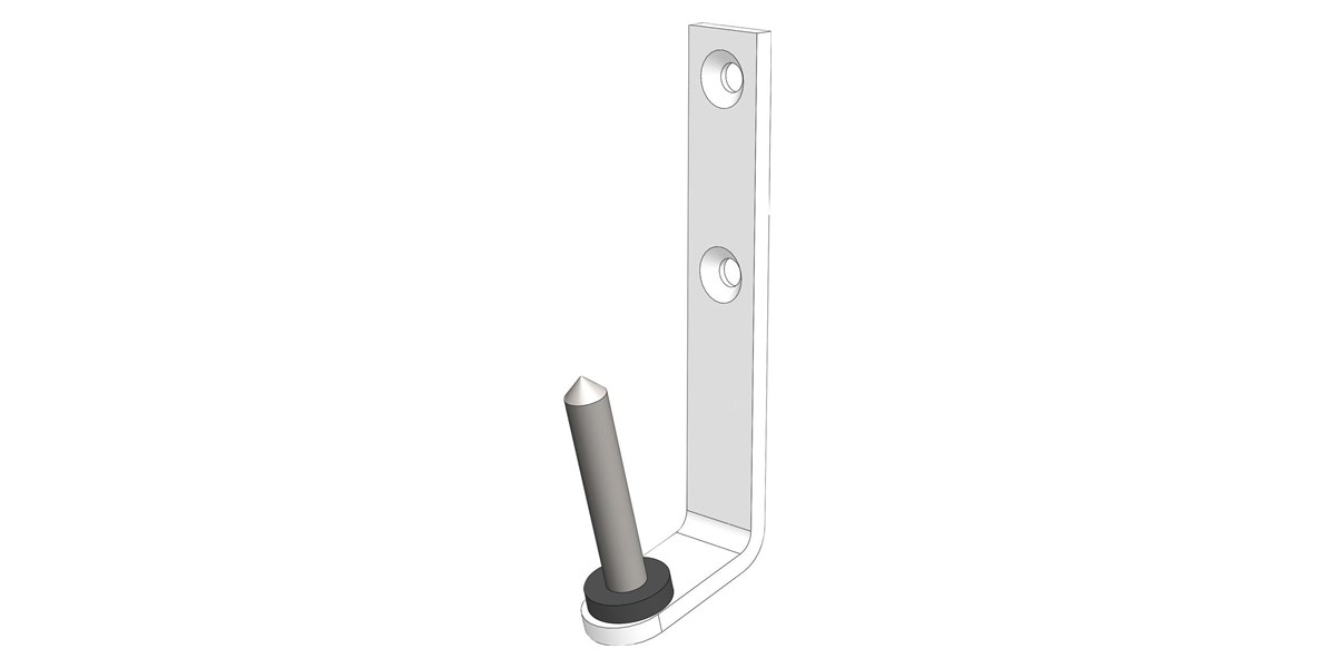 Waterfall Audio Potence inclinée blanche pour Hurricane Evo et Se