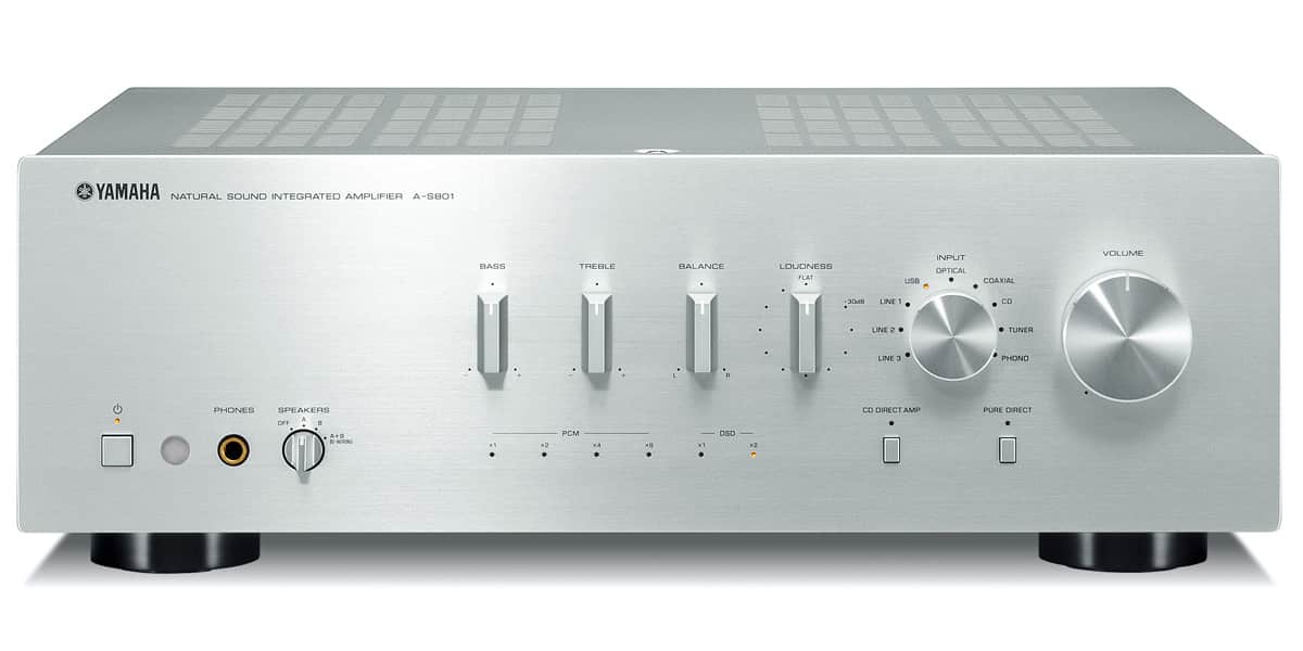 Yamaha A-S801 Argent | Amplis Hi-Fi stéréo sur EasyLounge