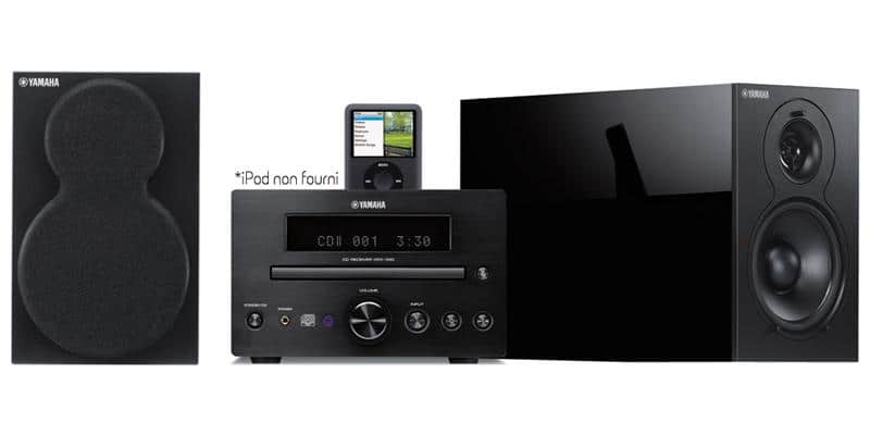 Yamaha MCR-330 Noir | Mini Chaîne HiFi sur EasyLounge